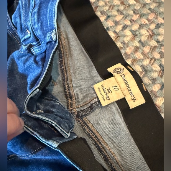 Democracy straight leg stretch jean sz 10 - Picture 2 of 6